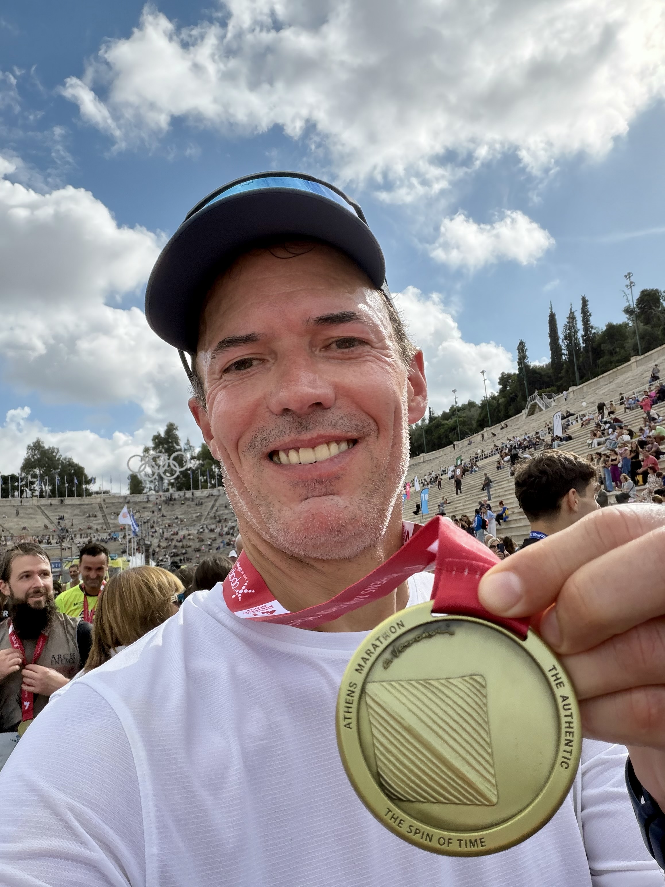 Athens Marathon finisher